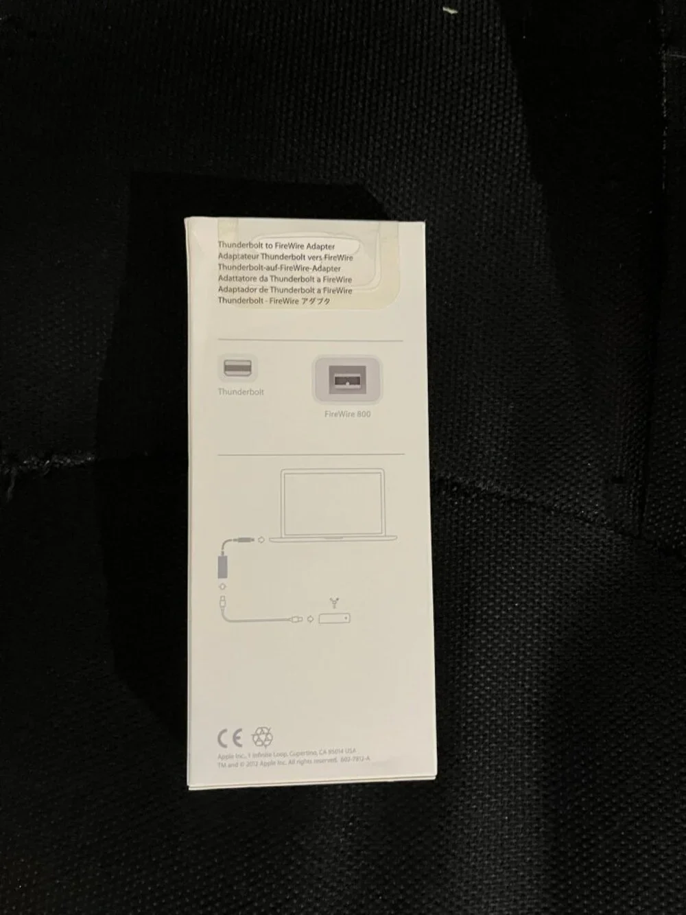 Apple Thunderbolt to FireWire MD464ZM/A BRAND NEW in Box